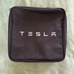 OEM Tesla Storage Bag Empty Pouch Mobile Connector Charger Kit USED